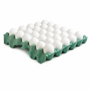 Carton Huevos De Corteza Blanca