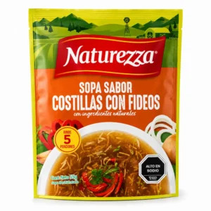 Sopa De Costillas Con Fideos Naturezza 55gr