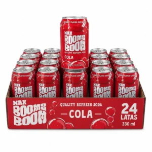 24x Refresco Boom Cola Max Lata
