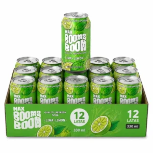 12x Refresco Boom Limón Max Lata