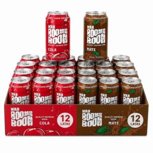 Combo Refresco Boom Lata 12xCola + 12xMate
