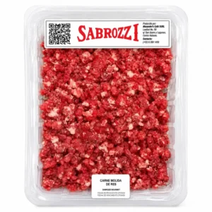Charola Carne Res Molida Lbs