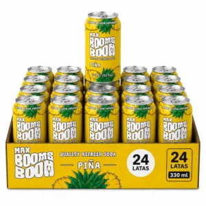 24x Refresco Boom Piña Max Lata