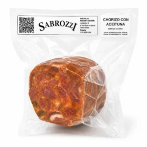 Pqte Chorizo Esp Con Aceituna Sellado al Vacio 1 Lb